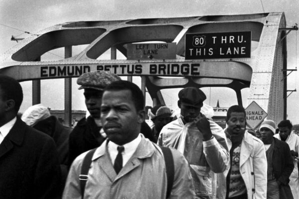 Edmund Pettus Bridge JohnLewis_BloodySunday_March1965